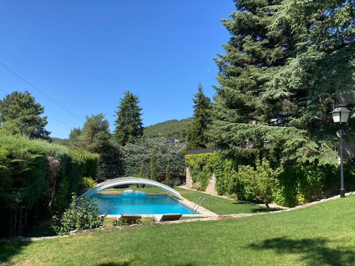 Los Cedros, Gran Chalet Con Piscina Y Apartamento En Навасеррада Екстер'єр фото
